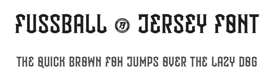 Fussball – Jersey Font by Studio TRQ — Blackletter Font