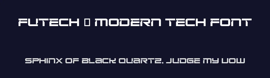 Futech – Modern Tech Font by MasyafiStudio — Display Font — thumbnail 2