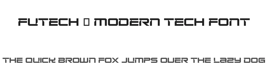 Futech – Modern Tech Font by MasyafiStudio — Display Font
