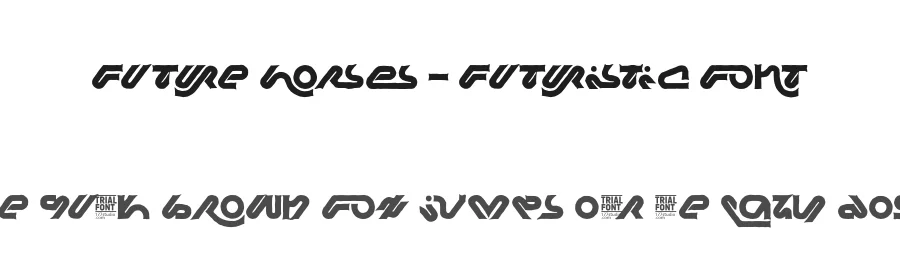 Future Horses – Futuristic Font by 177Studio — Display Font