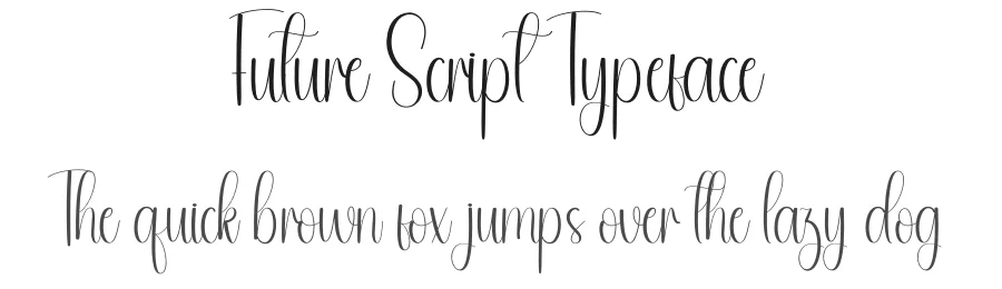 Future Script Typeface by andikastudio — Script Handwritten Font