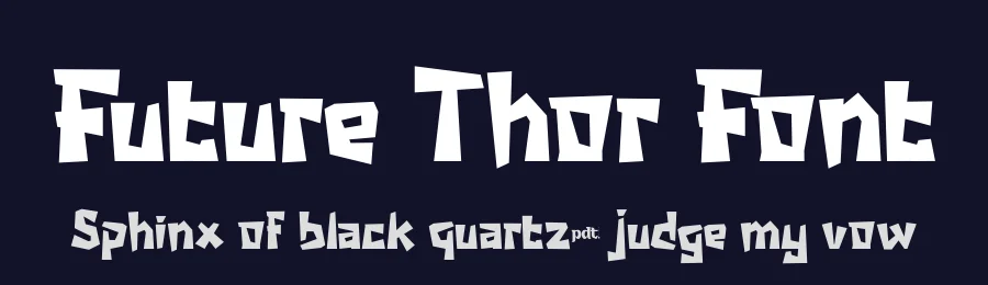Future Thor Font by productype — Display Font — thumbnail 2