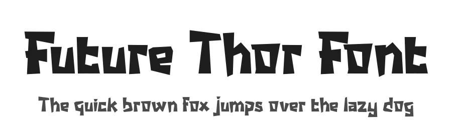 Future Thor Font by productype — Display Font