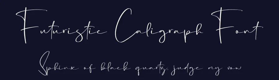 Futuristic Caligraph Font by perspectype — Script Handwritten Font — thumbnail 2