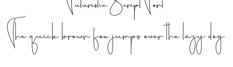 Futuristic Script Font by andikastudio — Script Handwritten Font
