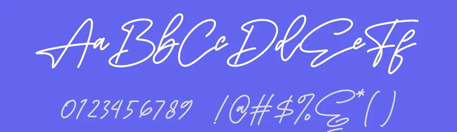 Futuristica Signatera Font by letternity — Script Handwritten Font — thumbnail 3