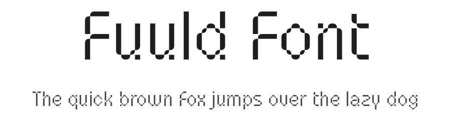 Fuuld Font by That That Creative — Display Font