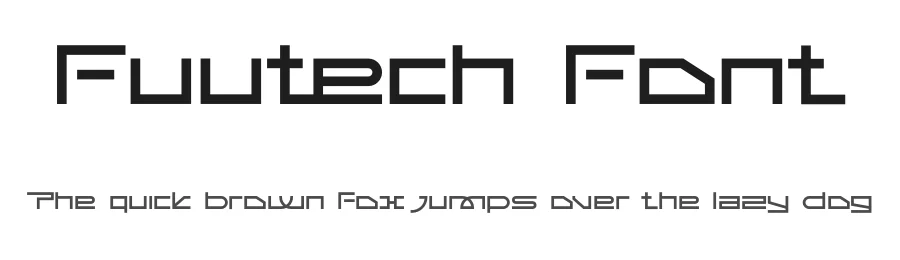 Fuutech Font by erifqizefont — Display Font