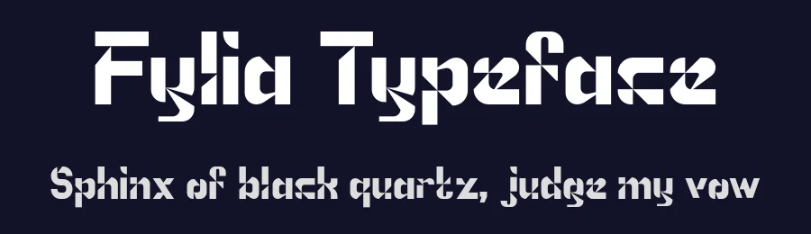 Fylia Typeface by NazmulsDesign — Display Font — thumbnail 2