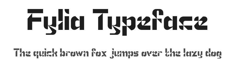 Fylia Typeface by NazmulsDesign — Display Font