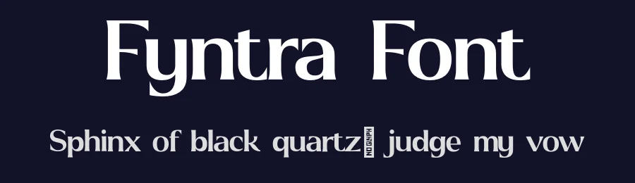 Fyntra Font by vpcreativeshop — Display Font — thumbnail 2