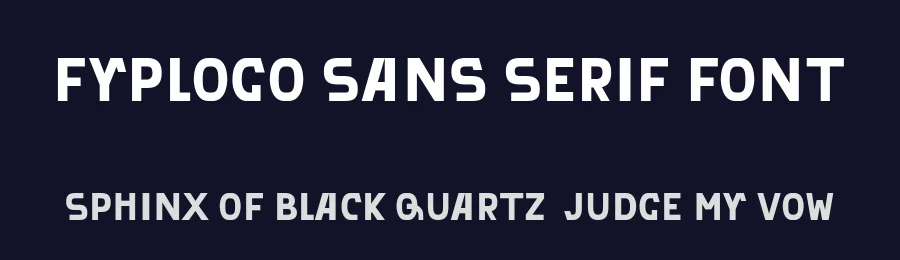 Fyplogo Sans Serif Font by ffeeaarr — Display Font — thumbnail 2