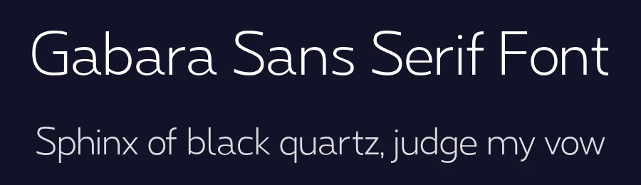 Gabara Sans Serif Font by Serdar Öztürk — Sans Serif Font — thumbnail 2