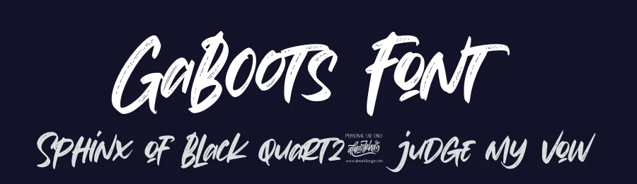 Gaboots Font by Almarkha Type — Script Handwritten Font — thumbnail 2