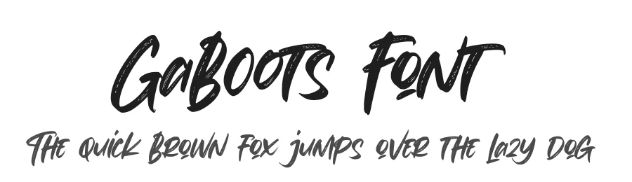 Gaboots Font by Almarkha Type — Script Handwritten Font