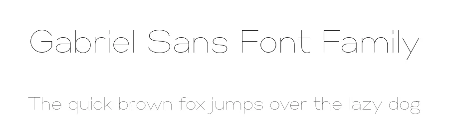 Gabriel Sans Font Family by Fontfabric β Sans Serif Font