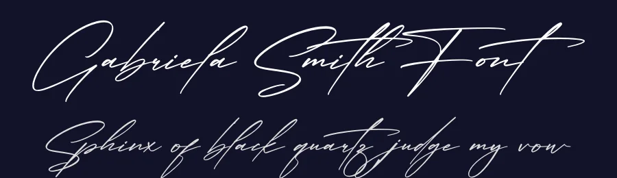Gabriela Smith Font by letternity — Script Handwritten Font — thumbnail 2