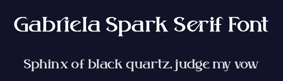 Gabriela Spark Serif Font by Storytype — Serif Font — thumbnail 2
