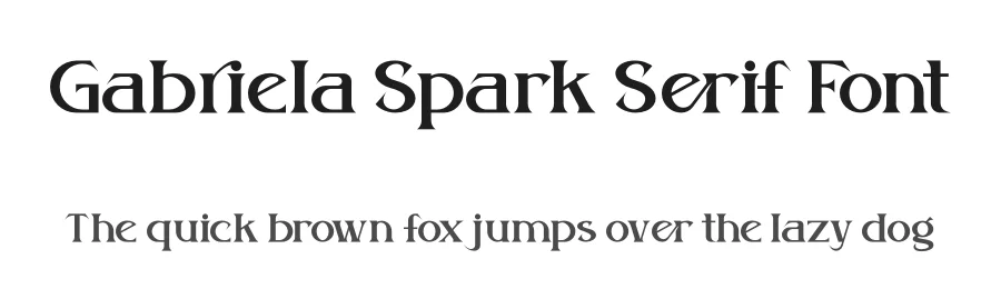 Gabriela Spark Serif Font by Storytype — Serif Font
