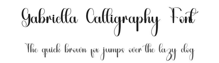 Gabriella Calligraphy Font by inermediaSTUDIO — Script Handwritten Font