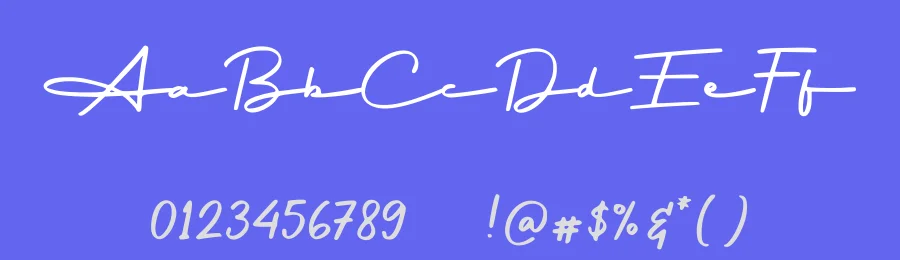 Gabrielo – Elegant Bold Signature Font by Abo Daniel Studio — Script Handwritten Font — thumbnail 3