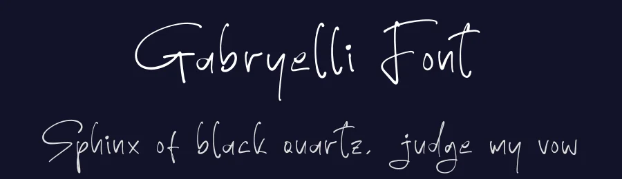 Gabryelli Font by glorytype — Decorative Font — thumbnail 2
