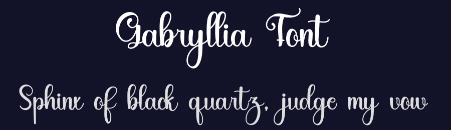 Gabryllia Font by freshtypeink — Script Handwritten Font — thumbnail 2