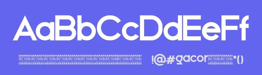 Gacor Sans Serif Font by Din Studio — Sans Serif Font — thumbnail 3