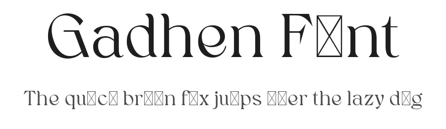 Gadhen Font by Imoodev — Display Font