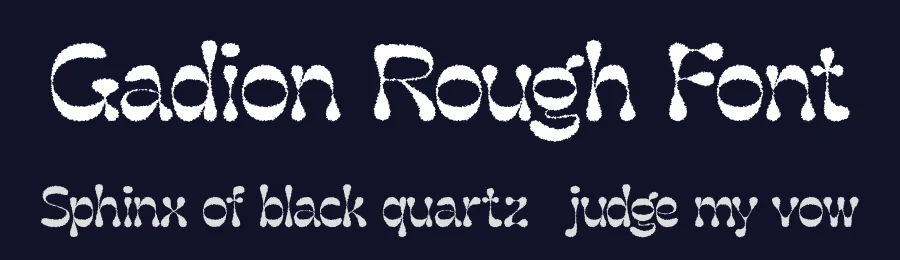 Gadion Rough Font by craftsupplyco — Display Font — thumbnail 2