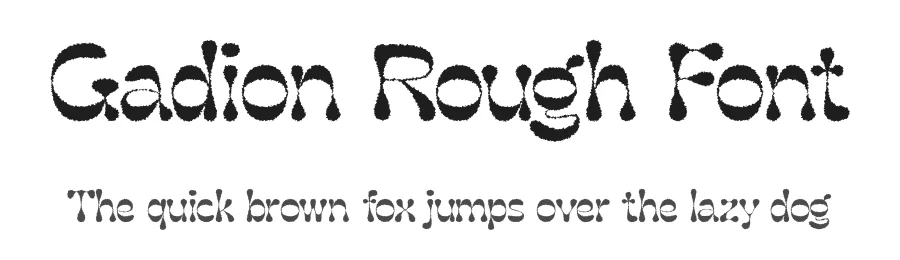 Gadion Rough Font by craftsupplyco — Display Font
