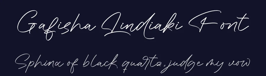 Gafisha Lindiaki Font by stylishtype.co — Script Handwritten Font — thumbnail 2