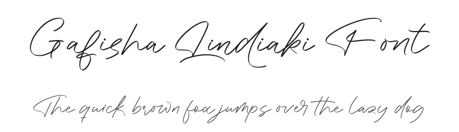 Gafisha Lindiaki Font by stylishtype.co — Script Handwritten Font