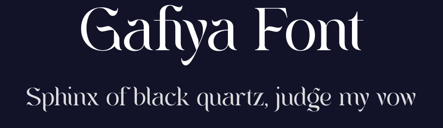 Gafiya Font by Rantautype — Serif Font — thumbnail 2