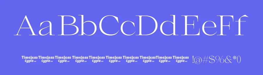 Gafloc – Thin Serif Display Font by timelesstype.co — Serif Font — thumbnail 3