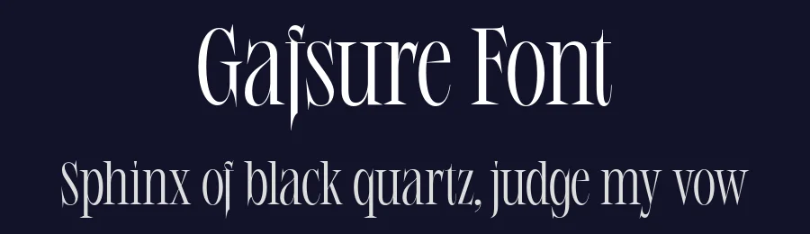 Gafsure Font by Jolicia Type — Serif Font — thumbnail 2