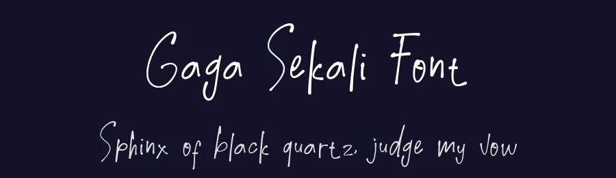 Gaga Sekali Font by idealeksis — Script Handwritten Font — thumbnail 2