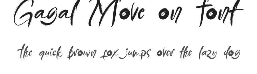 Gagal Move on Font by edricstudio — Script Handwritten Font