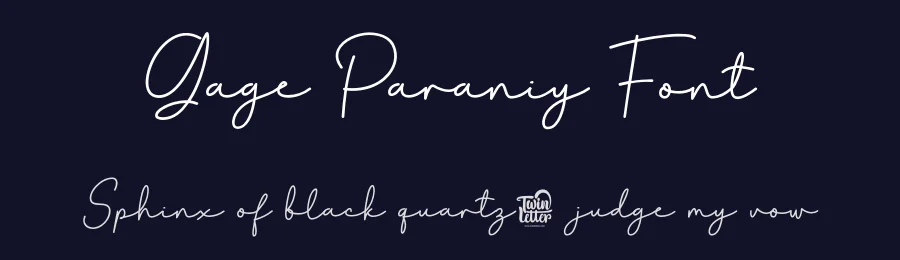 Gage Paraniy Font by twinletter — Script Handwritten Font — thumbnail 2