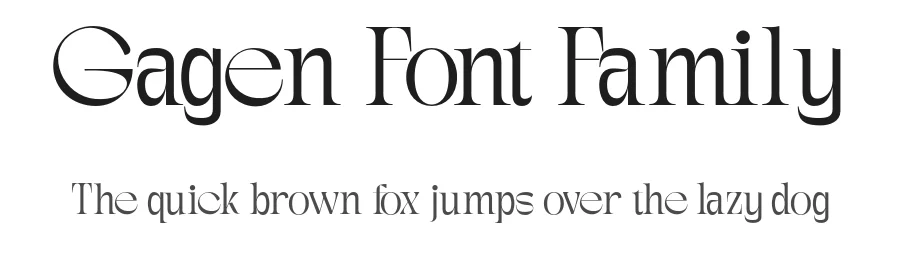 Gagen Font Family by Enxyclo Studio — Display Font