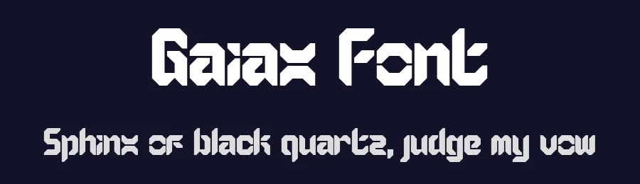 Gaiax Font by enxyclo — Display Font — thumbnail 2
