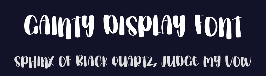 Gainty Display Font by Corportype — Display Font — thumbnail 2