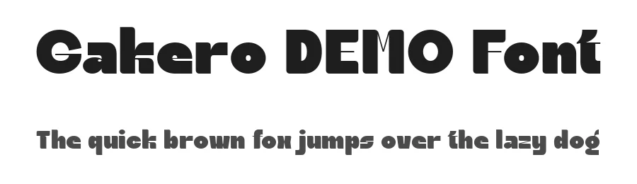 Gakero DEMO Font by Say Studio β Sans Serif Font