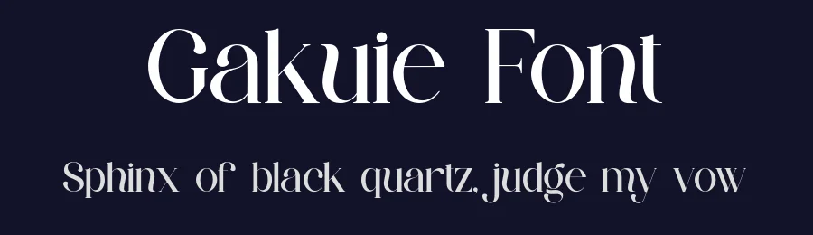 Gakuie Font by ErmediaStudio — Display Font — thumbnail 2
