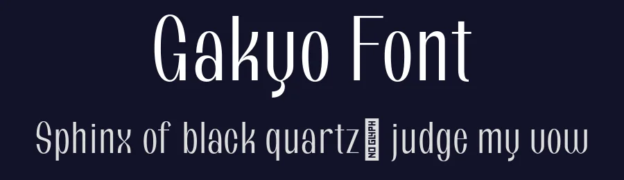 Gakyo Font by Ardyanatypes — Sans Serif Font — thumbnail 2