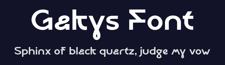 Gakys Font by Sealoung — Display Font — thumbnail 2