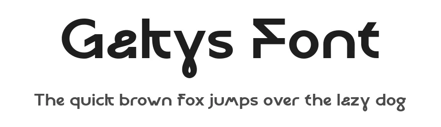 Gakys Font by Sealoung — Display Font