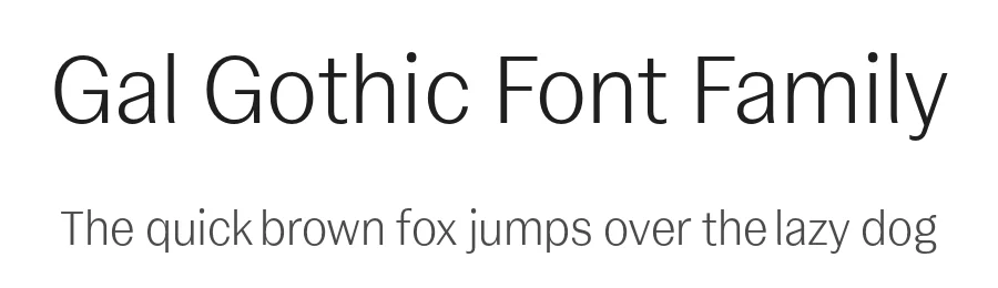 Gal Gothic Font Family by Blackletra — Sans Serif Font