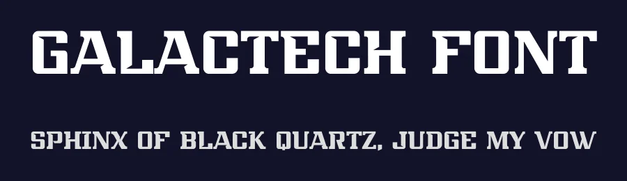 Galactech Font by Lorenzo Martinez — Decorative Font — thumbnail 2