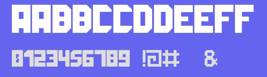 Galactica Space Grid Display Font by vladocar — Display Font — thumbnail 3